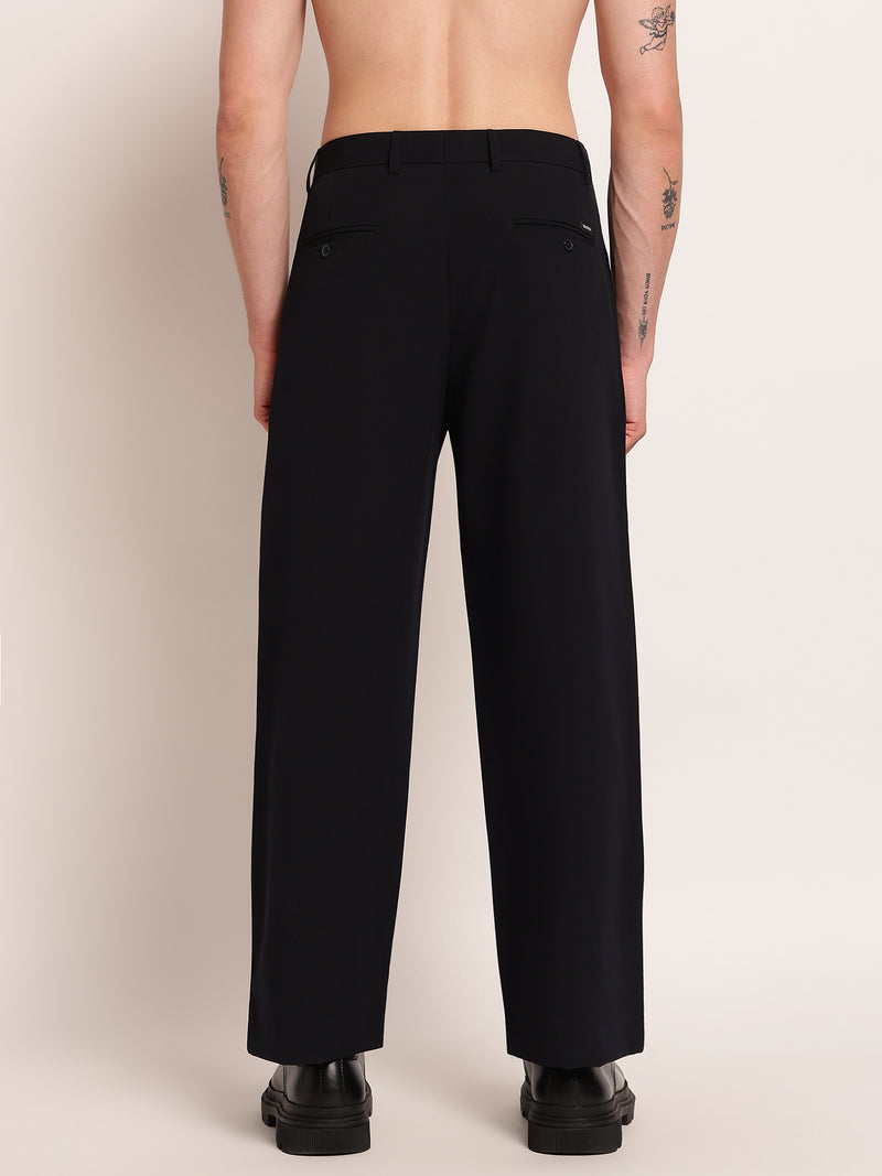 Wide Leg Pleated Trouser
