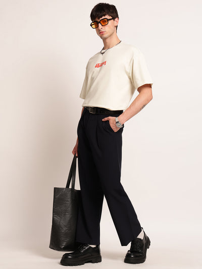 Wide Leg Pleated Trouser