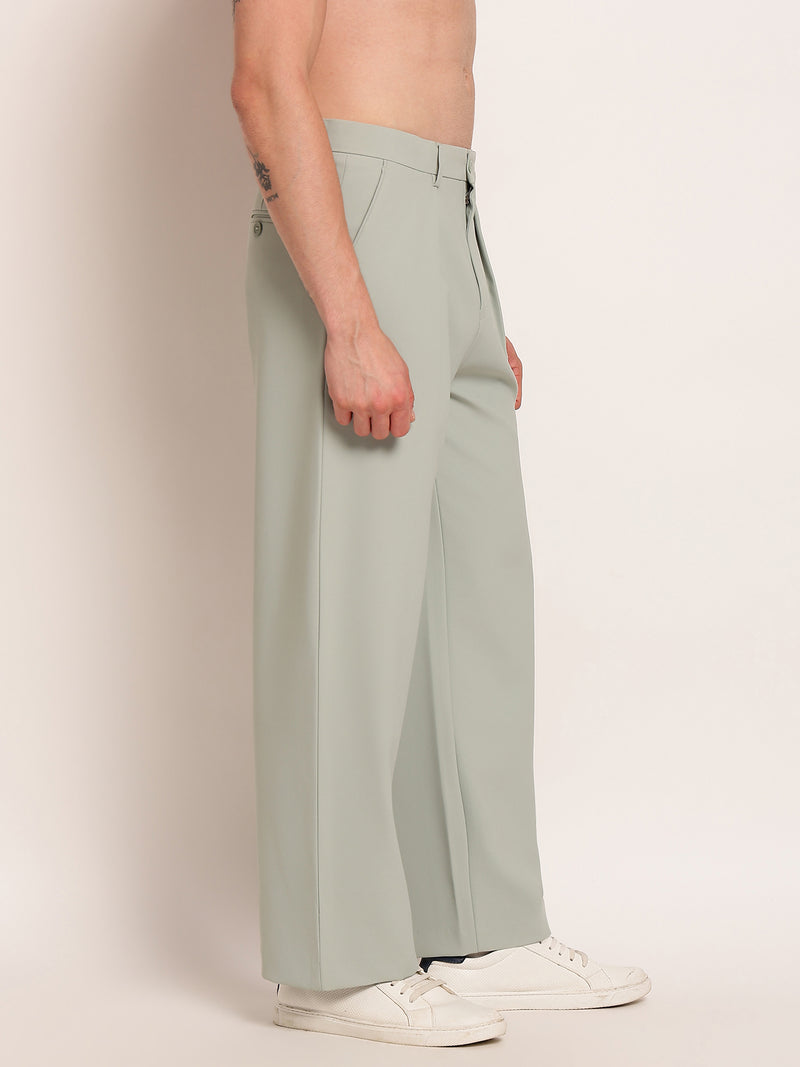 Wide Leg Pleated Trouser