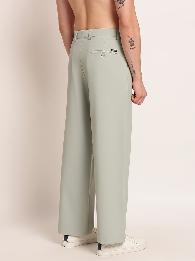 Wide Leg Pleated Trouser