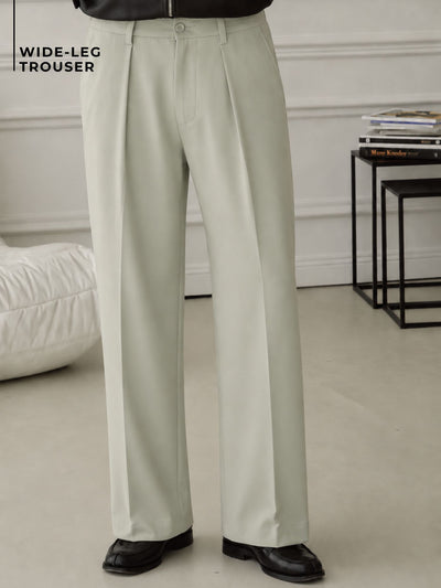 Korean Wide Leg Pleated Trouser