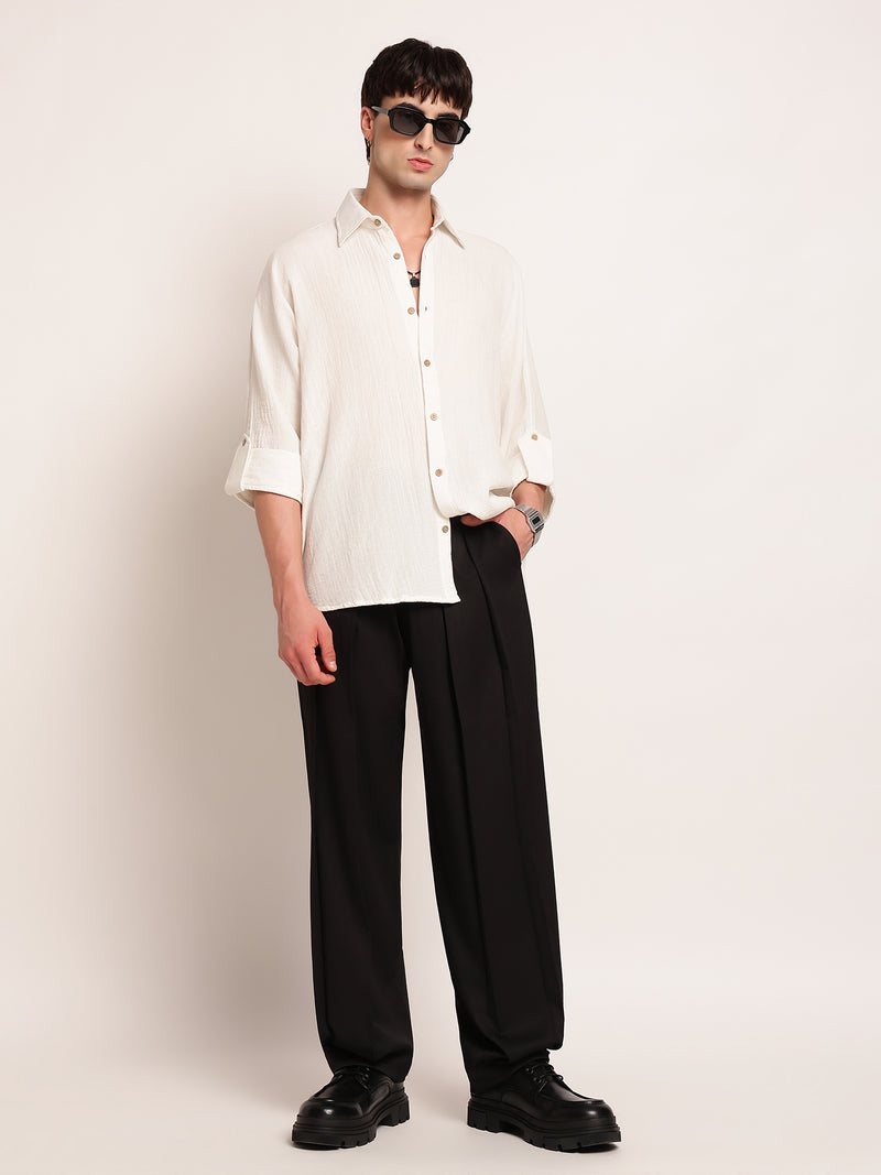 Japanese Three Pleated Trouser