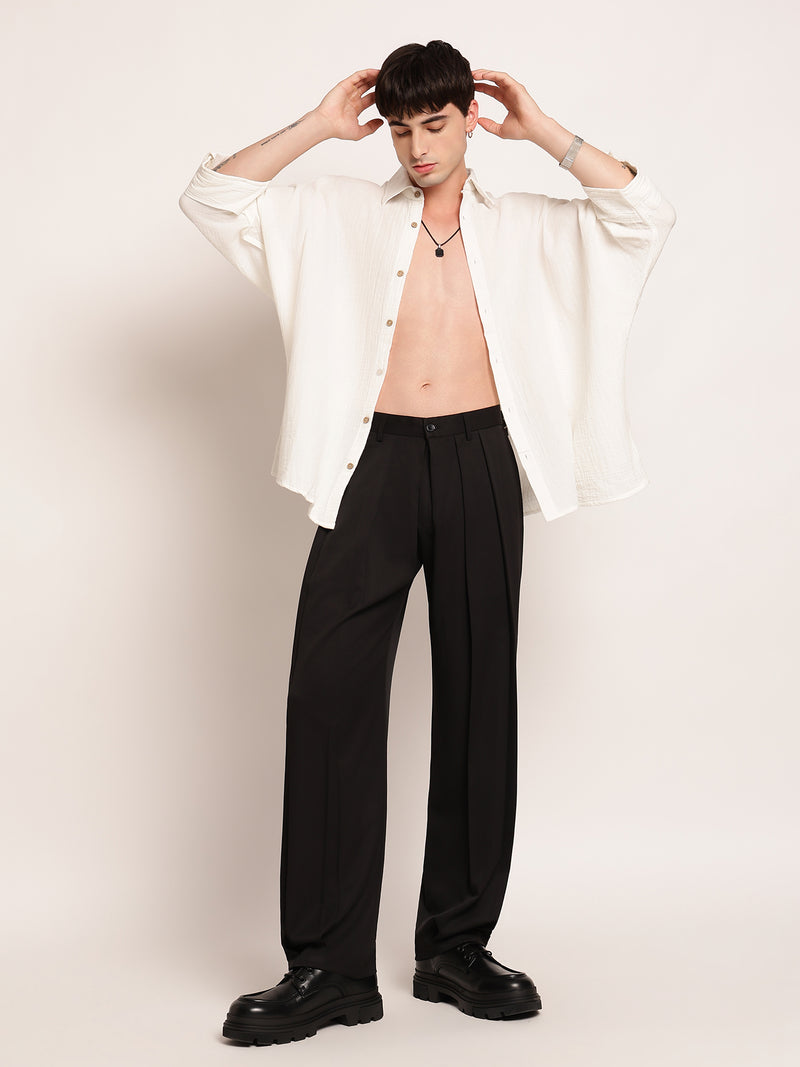 Japanese Three Pleated Trouser