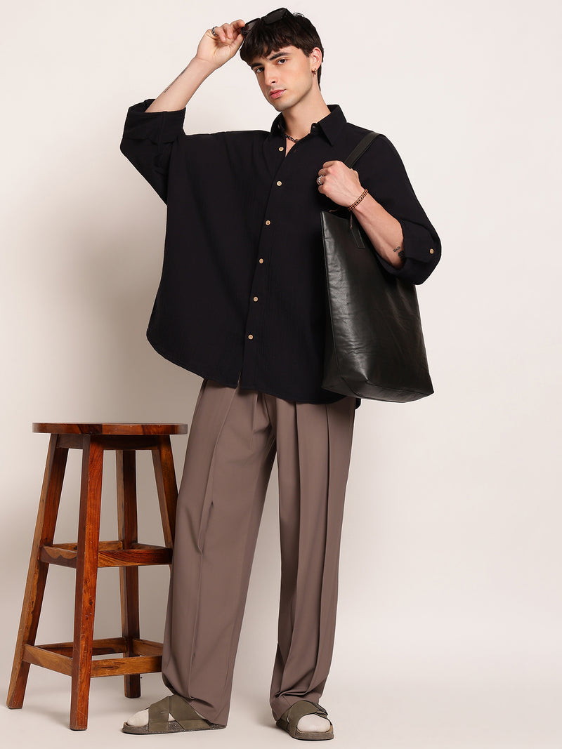 Japanese Three Pleated Trouser