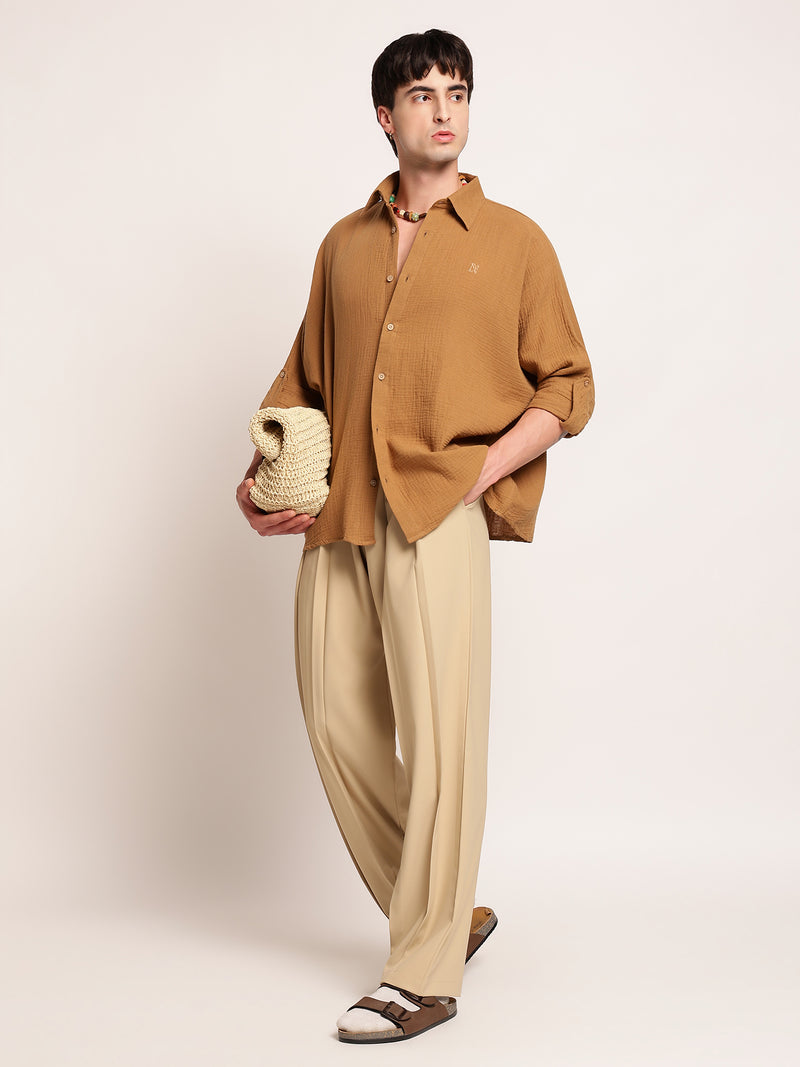 Japanese Three Pleated Trouser