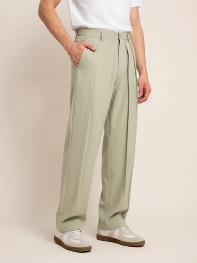 Japanese Three Pleated Trouser