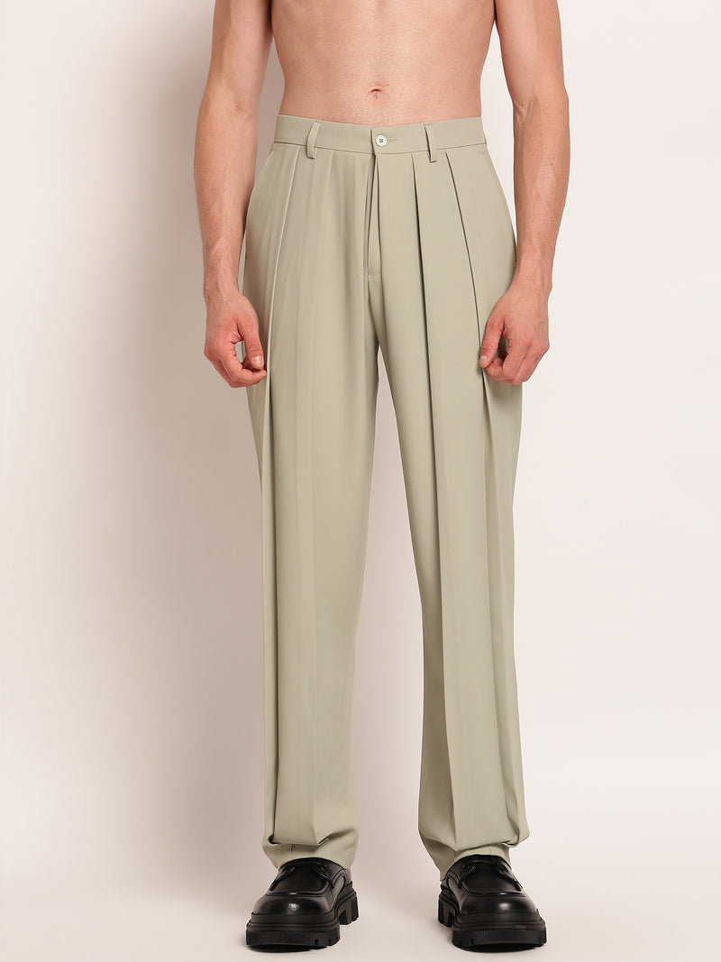 Japanese Three Pleated Trouser