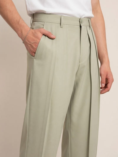 Japanese Three Pleated Trouser