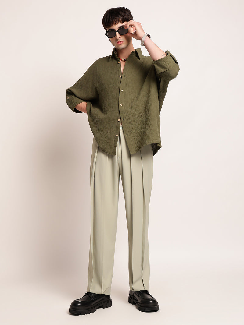 Japanese Three Pleated Trouser