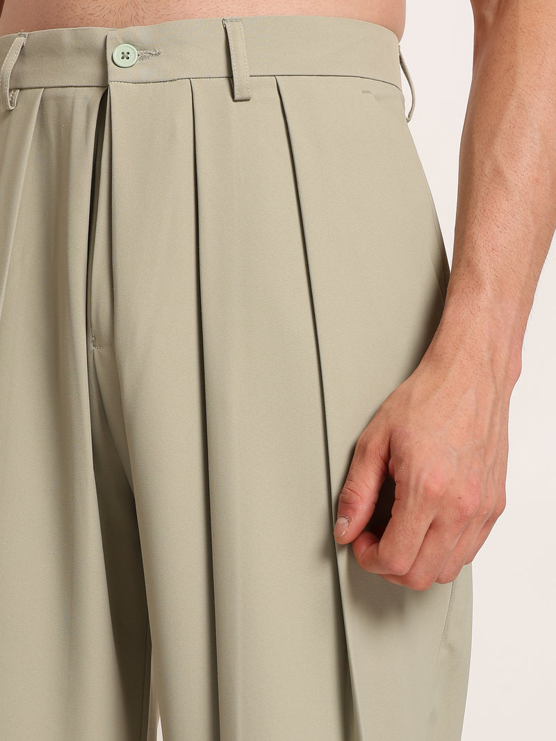 Japanese Three Pleated Trouser