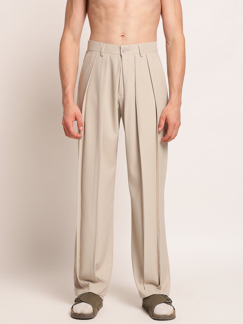 Japanese Three Pleated Trouser