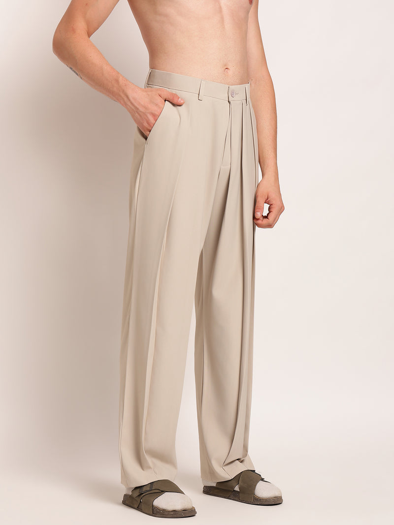 Japanese Three Pleated Trouser