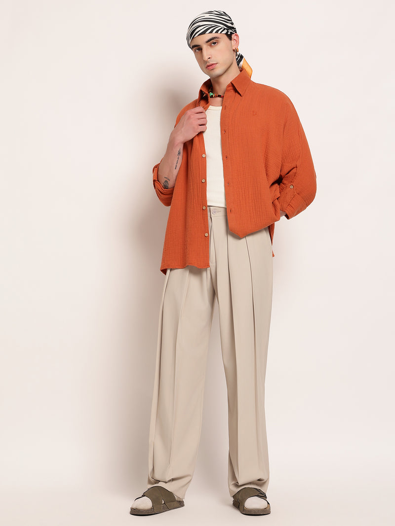 Japanese Three Pleated Trouser