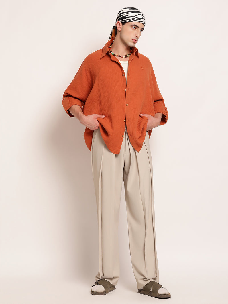 Japanese Three Pleated Trouser