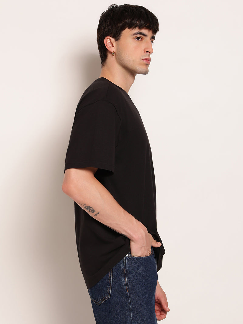 Oversize Holographic Print T-Shirt