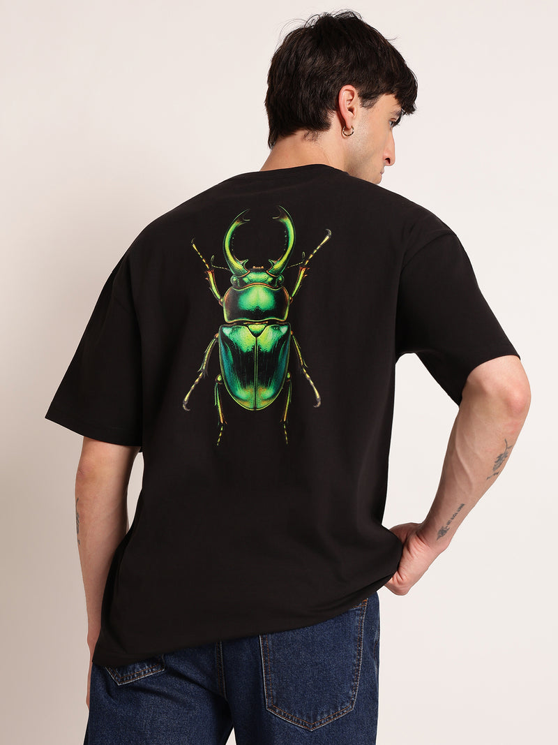 Oversize Holographic Print T-Shirt