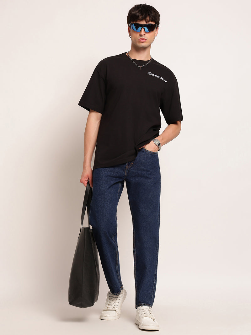 Oversize Holographic Print T-Shirt