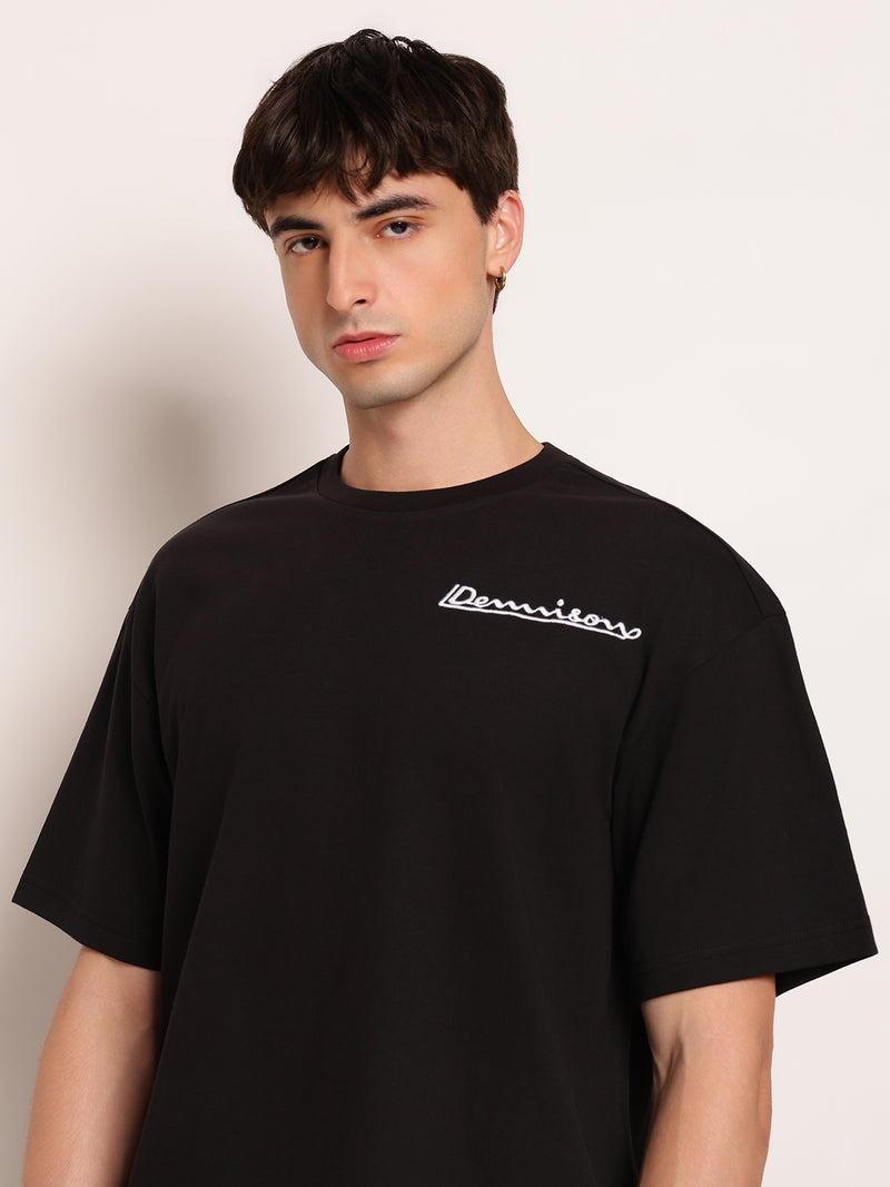 Oversize Holographic Print T-Shirt