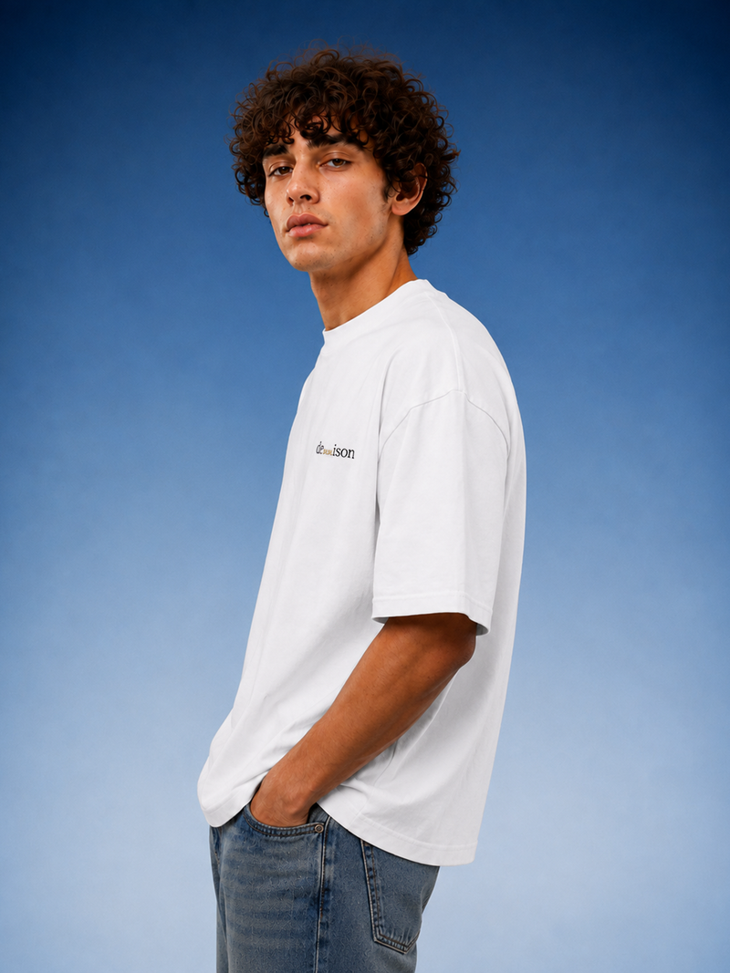 Oversized Graphic Back Print T-Shirt