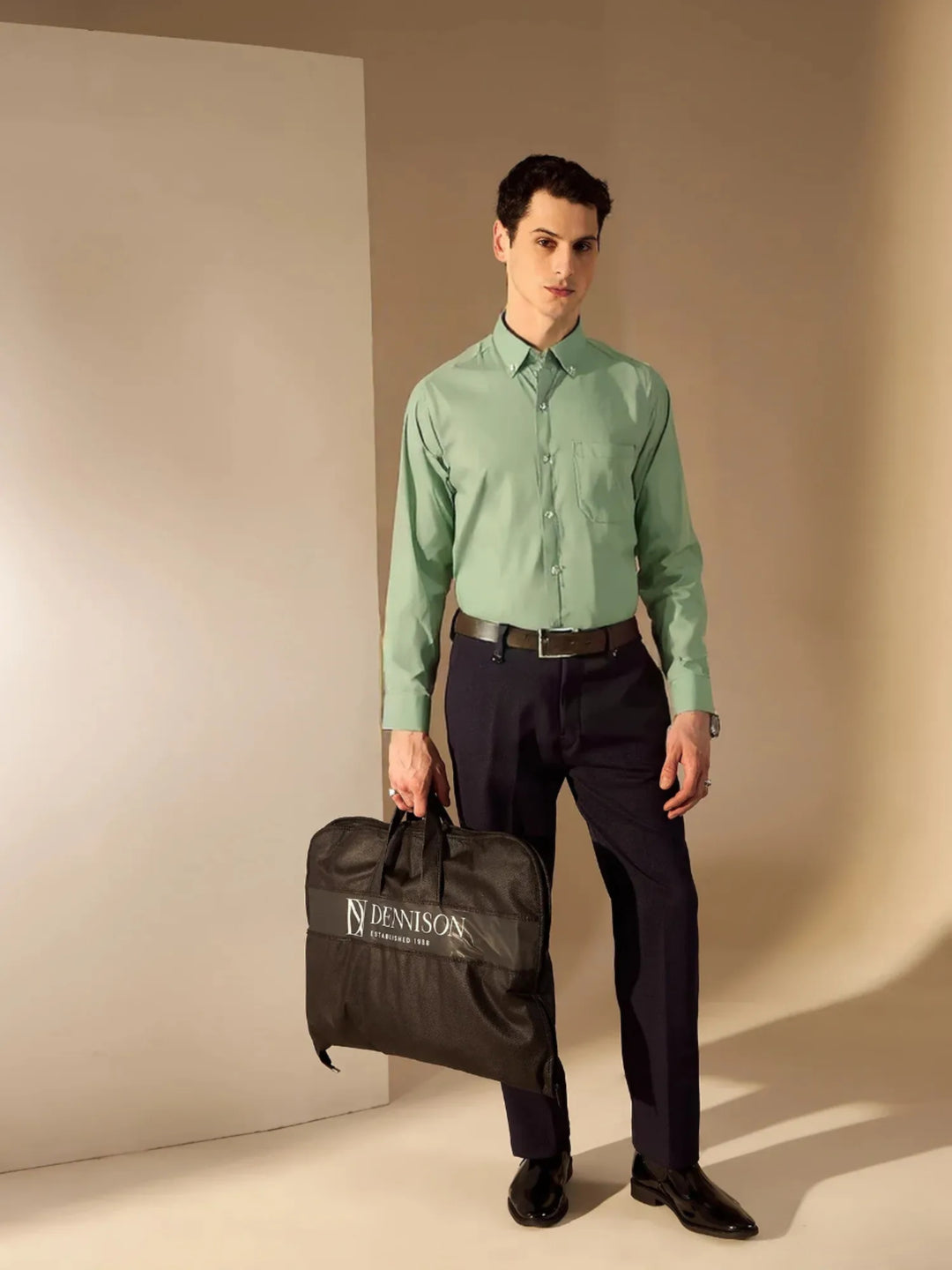 green: Laffer Smart Opaque Formal Shirt