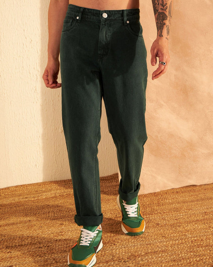 Green: Korean Baggy Jeans