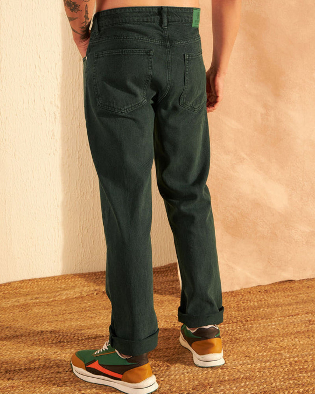 Green: Korean Baggy Jeans