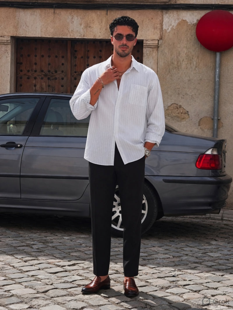 Pin Striped Formal Shirt