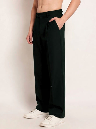 Wide Leg Pleated Trouser