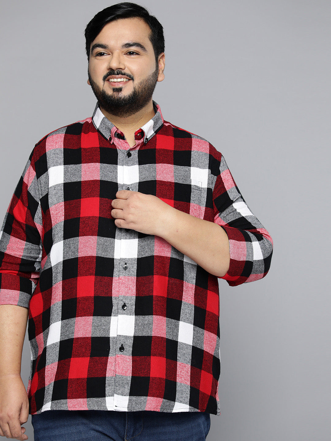 Men Smart Shepherd Checks Checked Casual Shirt