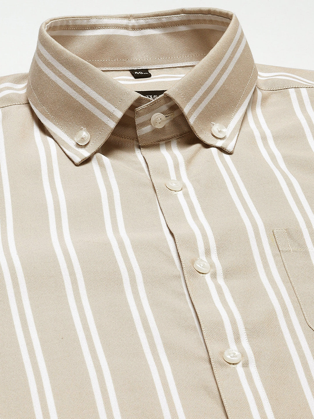 Men Smart Striped Cotton Formal Shirt