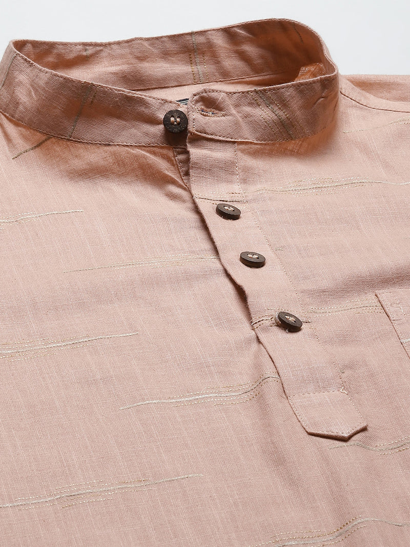 Striped Short Cotton Kurta