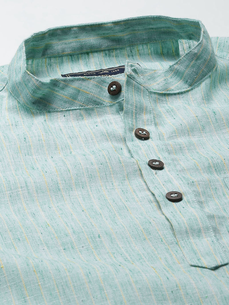 Striped Linen Kurta
