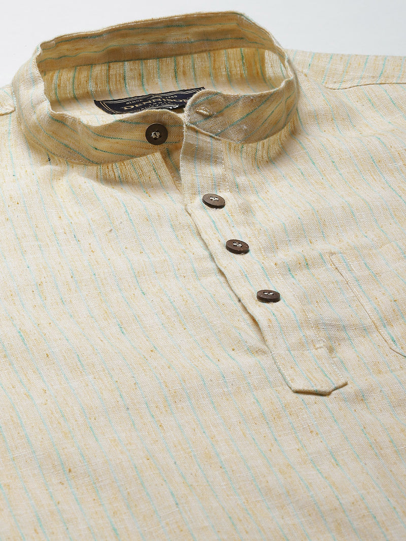 Striped Linen Kurta