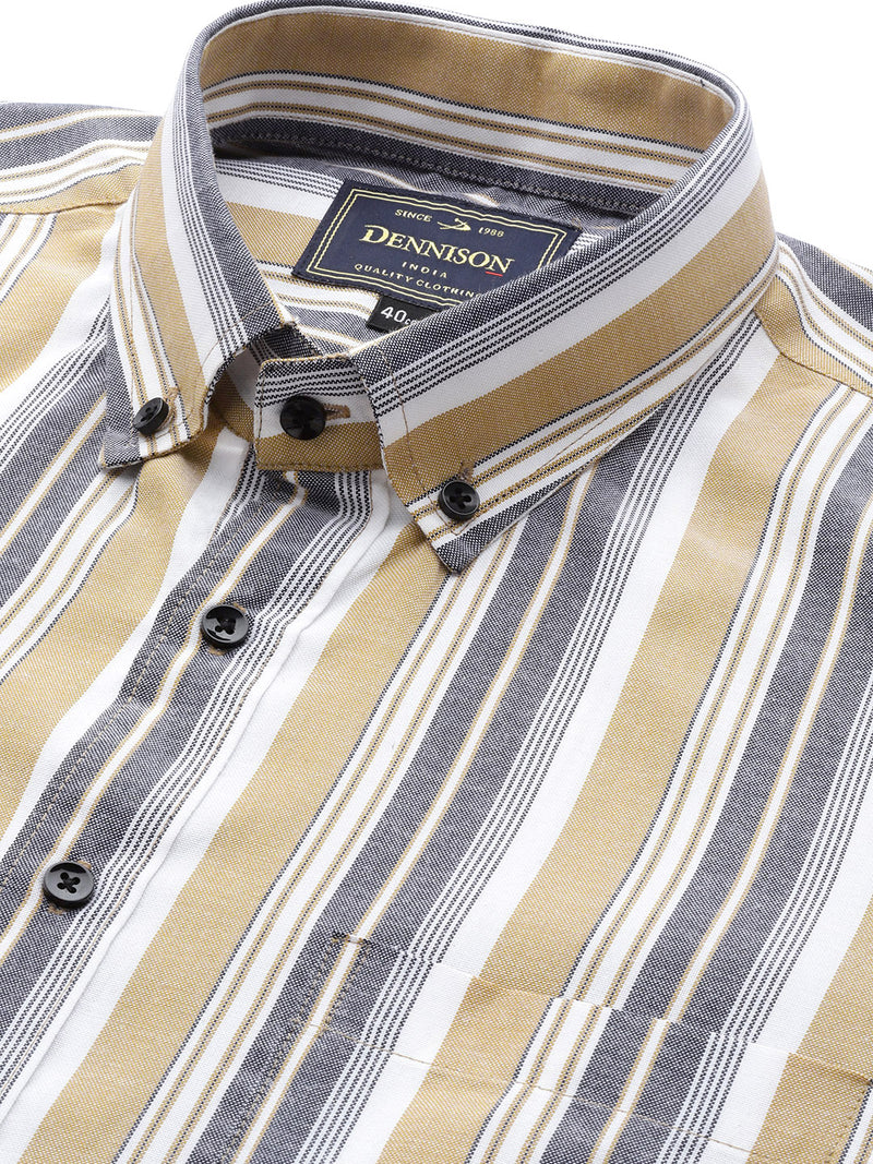 Smart Slim Fit Striped Formal Shirt