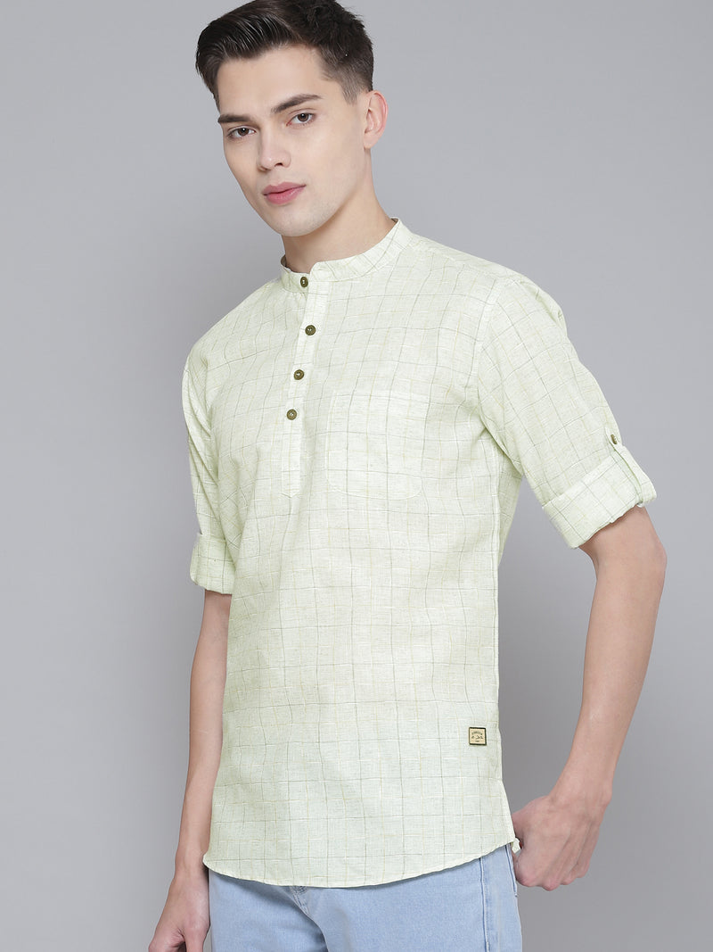 Striped Short Kurta