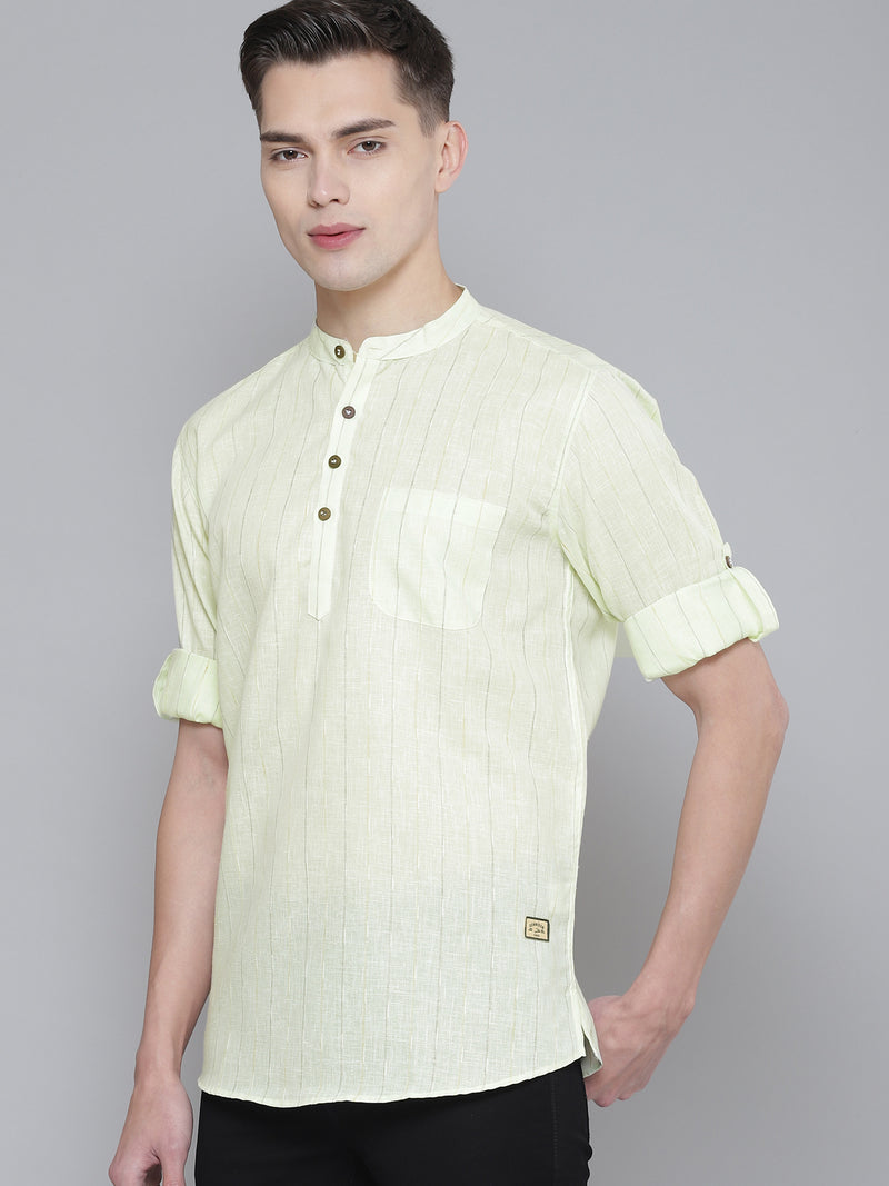Checked Short Kurta
