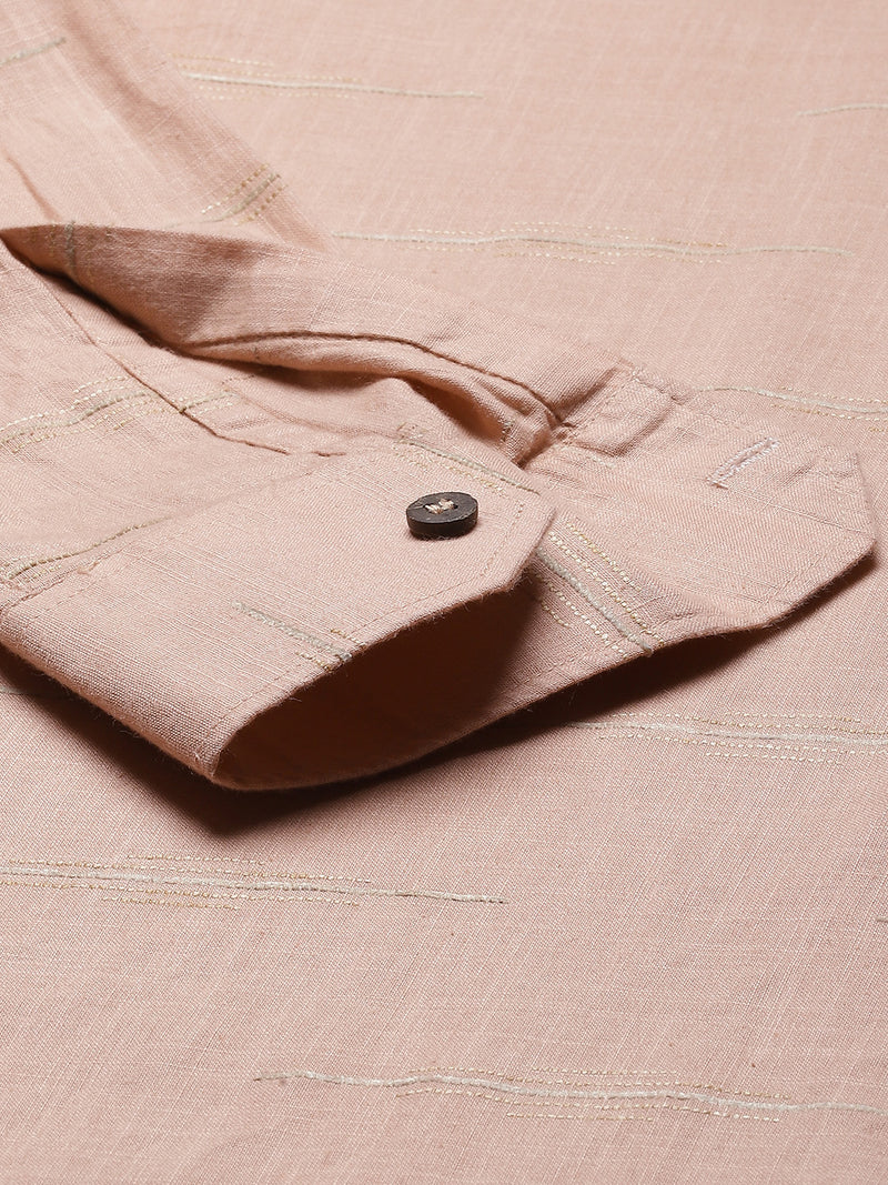 Striped Short Cotton Kurta