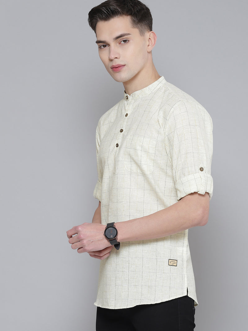 Striped Short Kurta