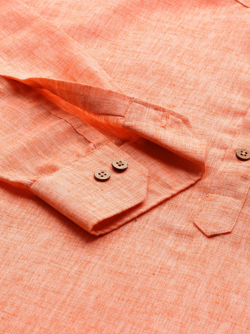 Melange Effect Short Kurta