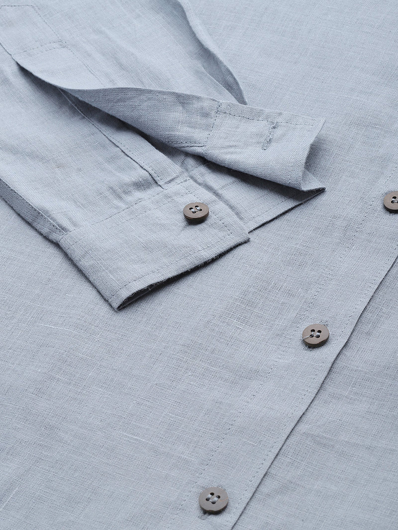 Sky Blue Hemp Shirt