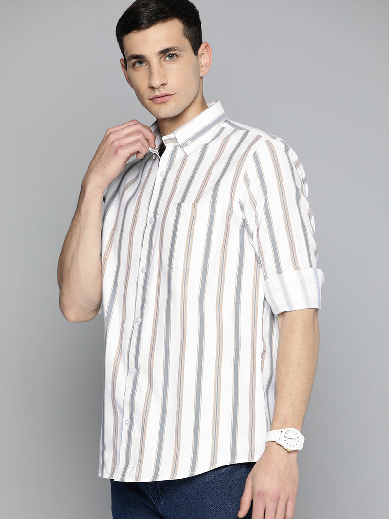 Smart Striped Regular Fit Casual Shirt