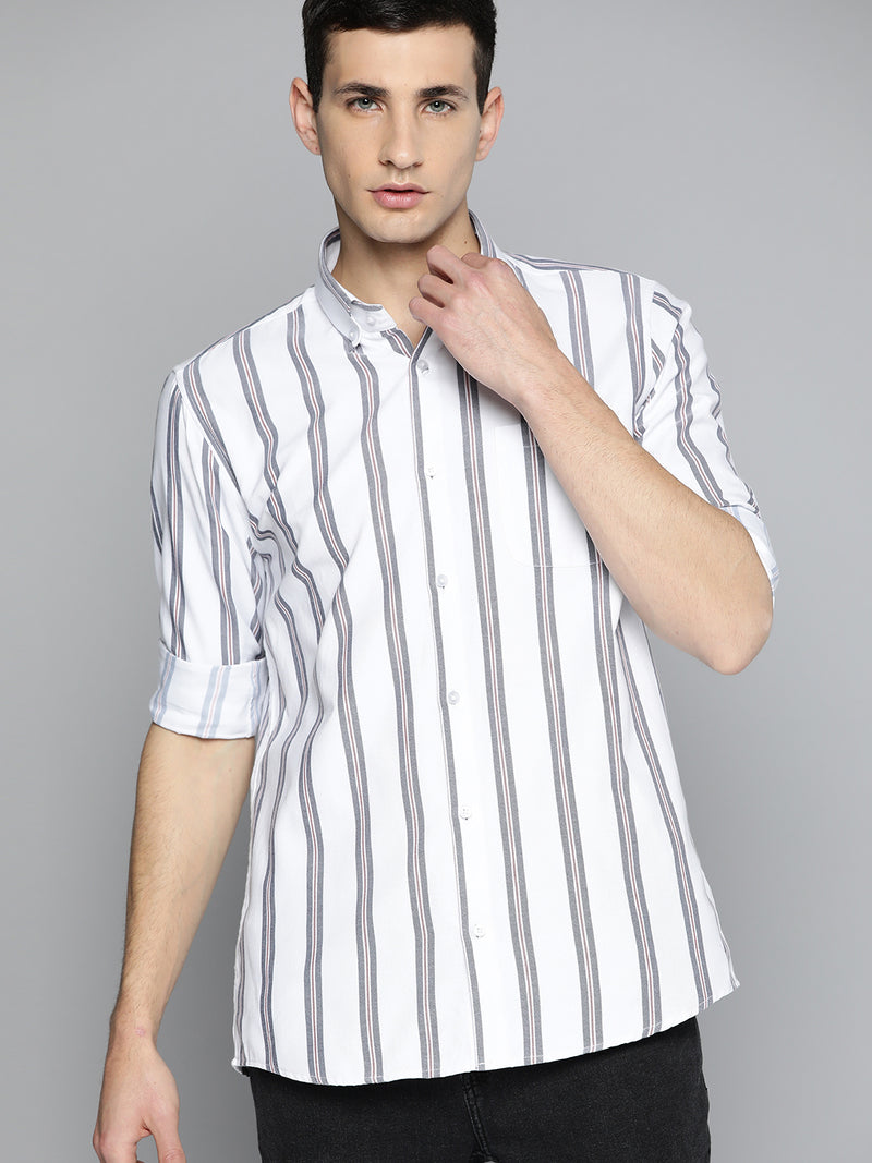 Smart Striped Regular Fit Casual Shirt