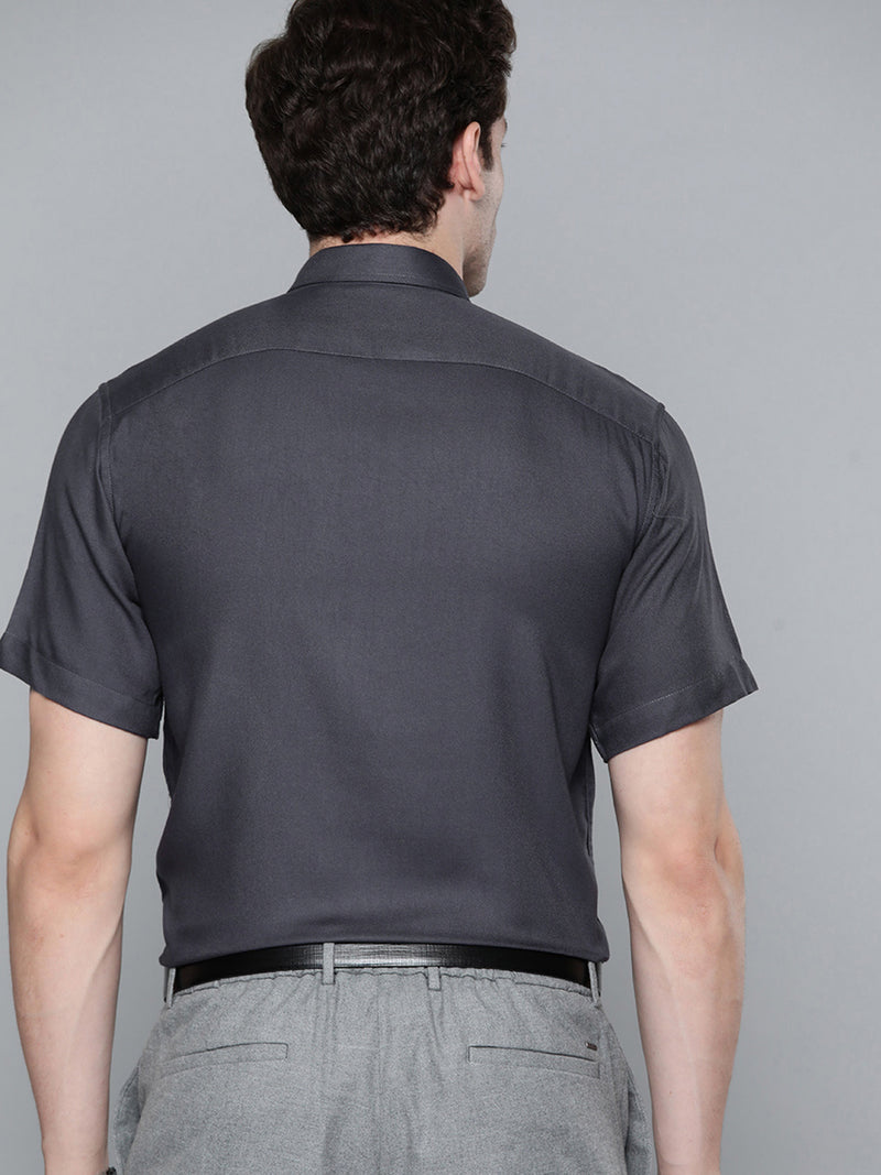 Grey: Smart Slim Fit Polo Shirt
