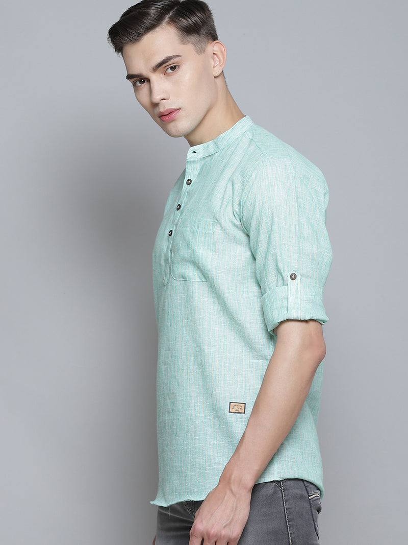 Striped Linen Kurta