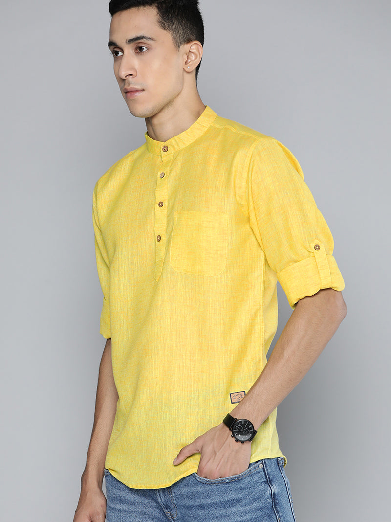 Melange Effect Short Kurta