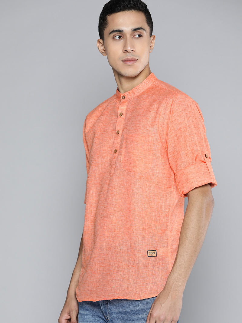 Melange Effect Short Kurta