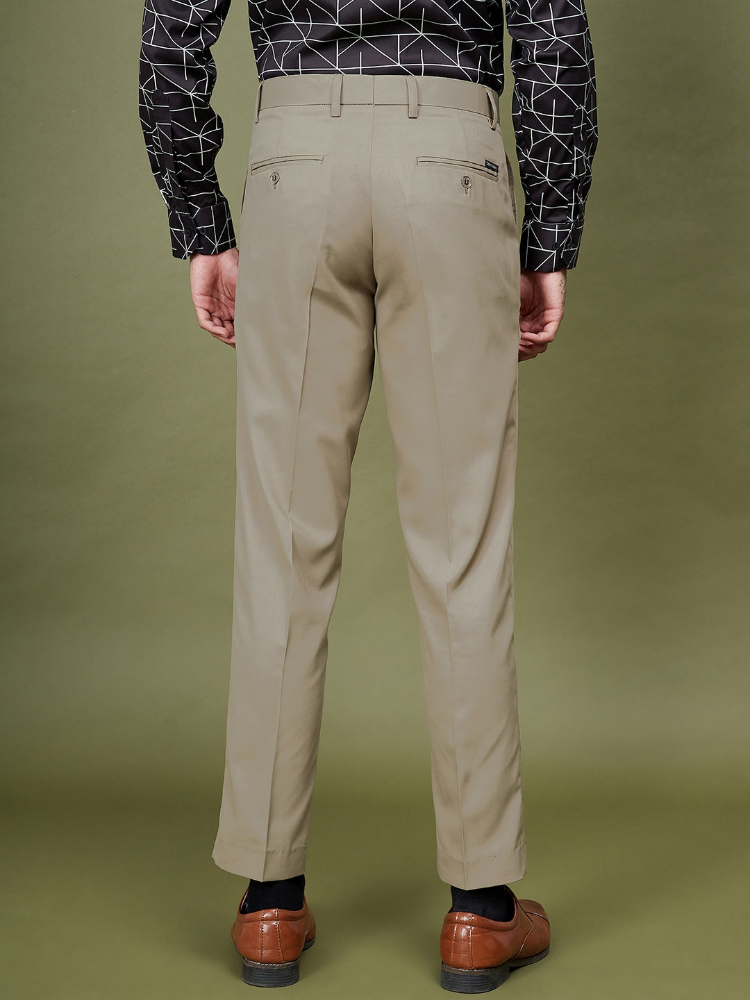 Flat Front Mid Rise Slacks [AK013-7115-NAVY] - FlynnO'Hara Uniforms