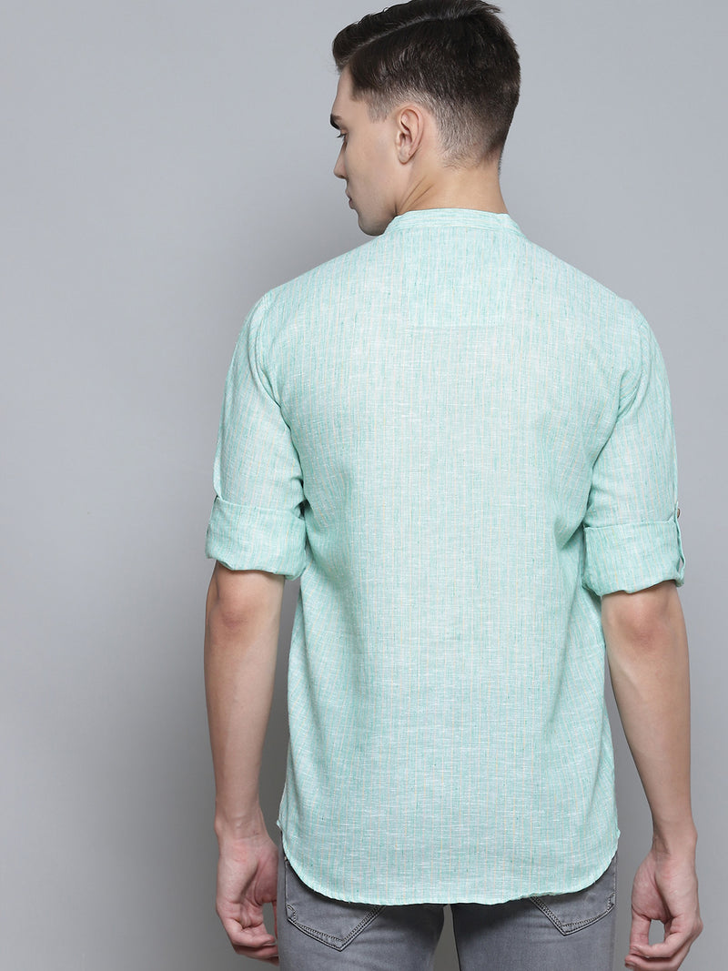 Striped Linen Kurta