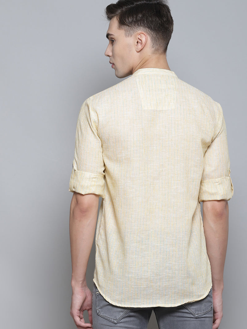 Striped Linen Kurta