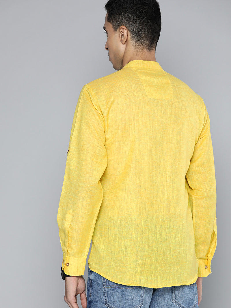 Melange Effect Short Kurta